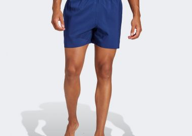 ADIDAS SOLID CLX SHORT-LENGTH SWIM SHORTS ΜΠΛΕ - ADIDAS PERFORMANCE - 