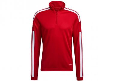 Adidas Squadra 21 Ανδρική Μπλούζα με Φερμουάρ Μακρυμάνικη Κόκκινη GP6472 - adidas performance - 