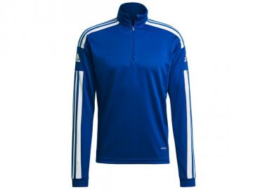 Adidas Squadra 21 Ανδρική Μπλούζα με Φερμουάρ Μακρυμάνικη Μπλε GP6475 - adidas performance - 