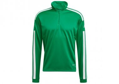 Adidas Squadra 21 Ανδρική Μπλούζα με Φερμουάρ Μακρυμάνικη Πράσινη GP6473 - adidas performance - 