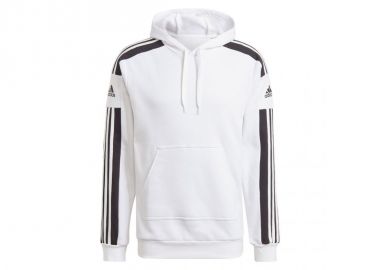 Adidas Squadra 21 Ανδρικό Φούτερ με Κουκούλα και Τσέπες Fleece Λευκό GT6637 - adidas performance - 