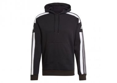 Adidas Squadra 21 Ανδρικό Φούτερ με Κουκούλα και Τσέπες Fleece Μαύρο GT6634 - adidas performance - 
