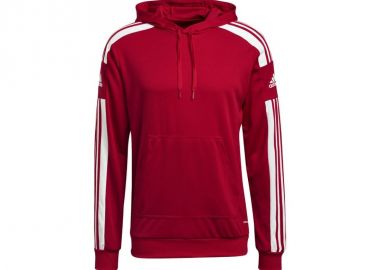 Adidas Squadra 21 Ανδρικό Φούτερ με Κουκούλα και Τσέπες Κόκκινο GP6435 - adidas performance - 