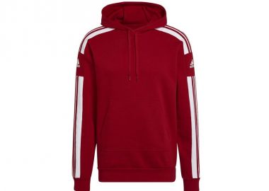 Adidas Squadra 21 Ανδρικό Φούτερ με Κουκούλα και Τσέπες Κόκκινο HC6282 - adidas performance - 