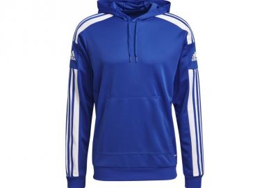 Adidas Squadra 21 Ανδρικό Φούτερ με Κουκούλα και Τσέπες Μπλε GP6436 - adidas performance - 