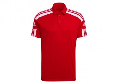 Adidas Squadra 21 Ανδρικό T-shirt Polo Κόκκινο GP6429 - adidas performance - 