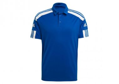Adidas Squadra 21 Ανδρικό T-shirt Polo Μπλε GP6427 - adidas performance - 