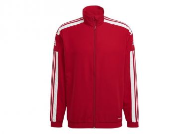Adidas Squadra 21 Pre Training Ανδρική Φούτερ Ζακέτα με Τσέπες Κόκκινη GP6446 - adidas performance - 
