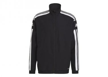 Adidas Squadra 21 Pre Training Ανδρική Φούτερ Ζακέτα με Τσέπες Μαύρη GK9549 - adidas performance - 