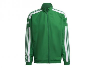 Adidas Squadra 21 Presentation Ανδρική Φούτερ Ζακέτα με Τσέπες Πράσινη GP6447 - adidas performance - 