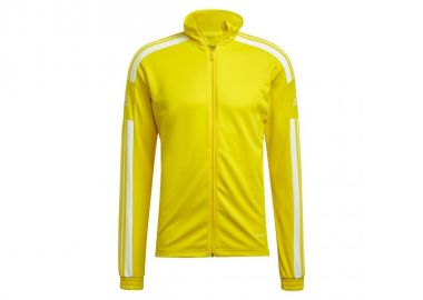 Adidas Squadra 21 Training Ανδρική Φούτερ Ζακέτα με Τσέπες Κίτρινη GP6465 - adidas performance - 