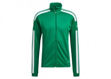 Adidas Squadra 21 Training Ανδρική Φούτερ Ζακέτα με Τσέπες Πράσινη GP6462 - adidas performance - 