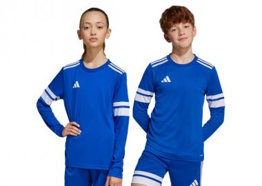 adidas Squadra 25 Long Sleeve Kids TShirt Blue JJ0046 - adidas performance - 