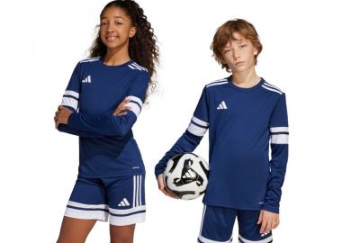 adidas Squadra 25 Long Sleeve Navy Blue Kids TShirt JJ0049 - adidas performance - 