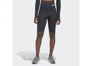 Adidas Studio Lounge Ribbed W Γυναικείο Κολάν-Σορτς Μαύρο HH8504 - adidas performance - 