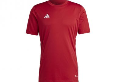 Adidas Table 23 Αθλητικό Ανδρικό T-shirt Κόκκινο με Στάμπα HT6552 - adidas performance - 