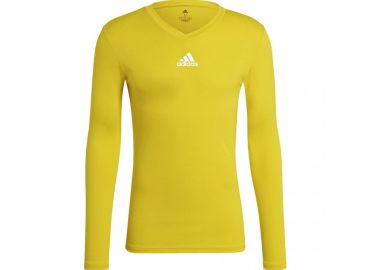 Adidas Team Base Ανδρική Μπλούζα Μακρυμάνικη Κίτρινη GN7506 - adidas performance - 
