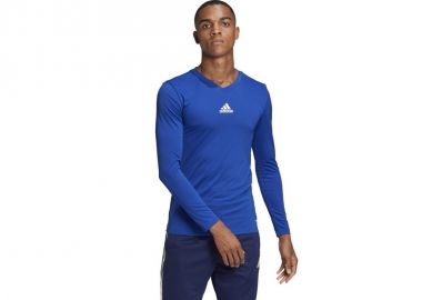 Adidas Team Base Ανδρική Μπλούζα Μακρυμάνικη Μπλε GK9088 - adidas performance - 