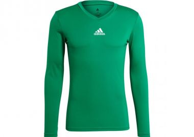 Adidas Team Base Ανδρική Μπλούζα Μακρυμάνικη Πράσινη GN7504 - adidas performance - 