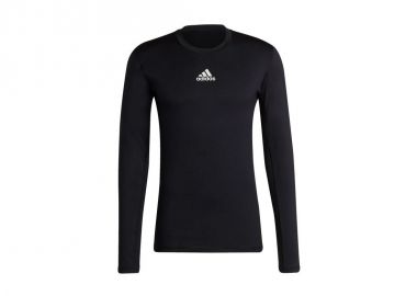Adidas TechFit H23120 Ανδρική Ισοθερμική Μακρυμάνικη Μπλούζα Μαύρη - adidas performance - 