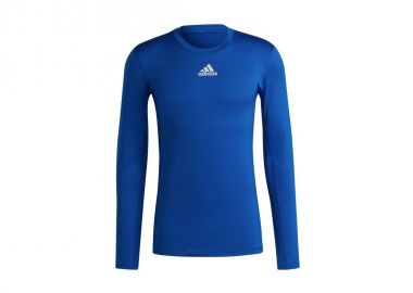 Adidas Techfit H23127 Ανδρική Ισοθερμική Μακρυμάνικη Μπλούζα Μπλε - adidas performance - 