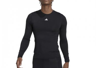 Adidas Techfit Training Ανδρική Αθλητική Μπλούζα Μακρυμάνικη Μαύρη HK2336 - adidas performance - 