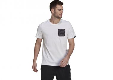 Adidas Terrex Ανδρικό T-shirt Λευκό Μονόχρωμο GU8993 - adidas performance - 