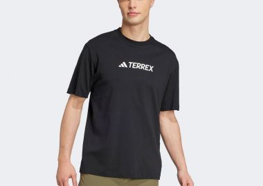 ADIDAS TERREX CLASSIC LOGO T-SHIRT ΜΑΥΡΟ - ADIDAS PERFORMANCE - 