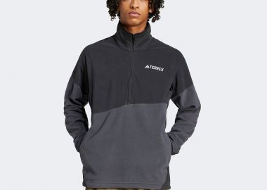 ADIDAS TERREX MULTI CLIMAWARM FLEECE ANORAK ΜΑΥΡΟ - ADIDAS PERFORMANCE - 
