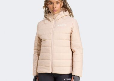 ADIDAS TERREX MULTI ESSENTIALS CLIMAWARM INSULATED HOODED JACKET ΡΟΖ - ADIDAS PERFORMANCE - 