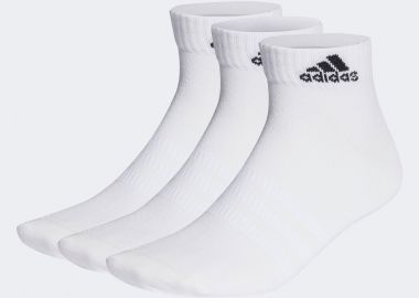 ADIDAS THIN AND LIGHT ANKLE SOCKS 3 PAIRS ΑΣΠΡΟ - ADIDAS PERFORMANCE - 
