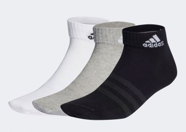 ADIDAS THIN AND LIGHT ANKLE SOCKS 3 PAIRS ΠΟΛΥΧΡΩΜΟ - ADIDAS PERFORMANCE - 