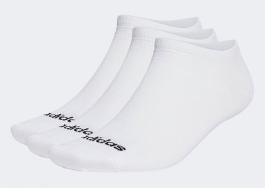 ADIDAS THIN LINEAR LOW-CUT SOCKS 3 PAIRS ΑΣΠΡΟ - ADIDAS PERFORMANCE - 