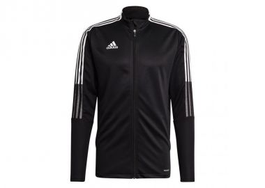 Adidas Tiro 21 Ανδρική Φούτερ Ζακέτα με Τσέπες Μαύρη GM7319 - adidas performance - 