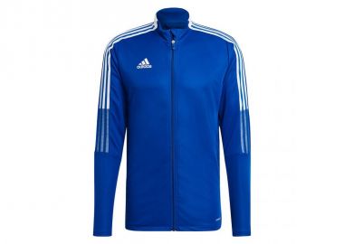 Adidas Tiro 21 Ανδρική Φούτερ Ζακέτα με Τσέπες Μπλε GM7320 - adidas performance - 