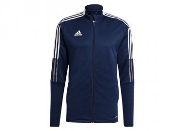 Adidas Tiro 21 Ανδρική Φούτερ Ζακέτα με Τσέπες Navy Μπλε GH4474 - adidas performance - 