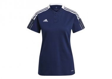 Adidas Tiro 21 Ανδρική Μπλούζα Polo Κοντομάνικη Navy Μπλε GK9674 - adidas performance - 