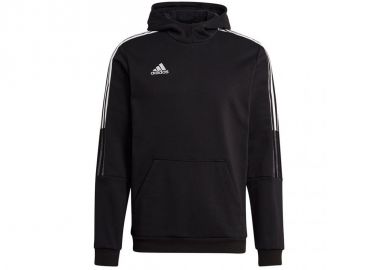 Adidas Tiro 21 Ανδρικό Φούτερ με Κουκούλα και Τσέπες Fleece Μαύρο GM7341 - adidas performance - 