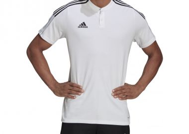 Adidas Tiro 21 Ανδρικό T-shirt Polo Λευκό GM7363 - adidas performance - 