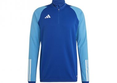 Adidas Tiro 23 Competition Ανδρική Μπλούζα με Φερμουάρ Μακρυμάνικη Μπλε HU1309 - adidas performance - 