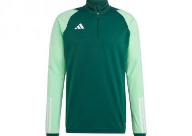 Adidas Tiro 23 Competition Ανδρική Μπλούζα με Φερμουάρ Μακρυμάνικη Πράσινη HU1308 - adidas performance - 