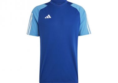Adidas Tiro 23 Competition Ανδρικό T-shirt Μπλε με Λογότυπο HU1296 - adidas performance - 