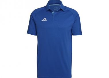 Adidas Tiro 23 Competition Ανδρικό T-shirt Polo Μπλε HU1342 - adidas performance - 