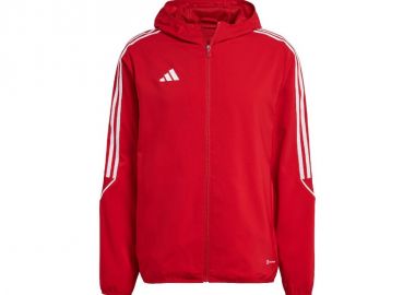 Adidas Tiro 23 League Ανδρική Φούτερ Ζακέτα με Κουκούλα και Τσέπες Κόκκινη IA1618 - adidas performance - 
