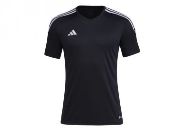 Adidas Tiro 23 League Αθλητικό Ανδρικό T-shirt Μαύρο με Λογότυπο HR4607 - adidas performance - 