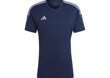 Adidas Tiro 23 League Αθλητικό Ανδρικό T-shirt Navy Μπλε με Λογότυπο HR4608 - adidas performance - 