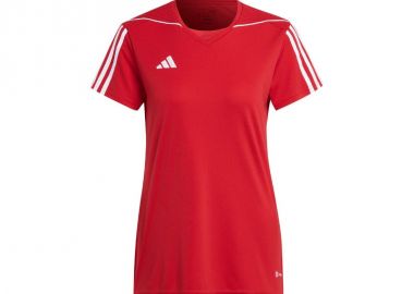 Adidas Tiro 23 League Γυναικείο Αθλητικό T-shirt Fast Drying Κόκκινο HT6549 - adidas performance - 