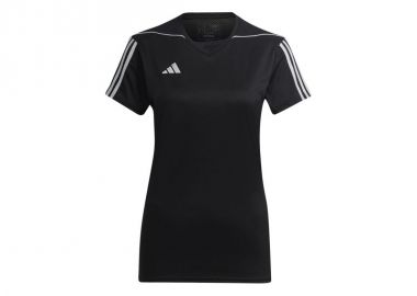 Adidas Tiro 23 League Γυναικείο Αθλητικό T-shirt Fast Drying Μαύρο HR4612 - adidas performance - 
