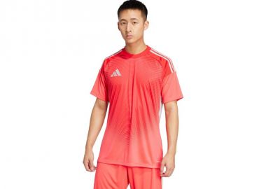 adidas Tiro 25 Competition Jersey Short Sleeve Men's Goalkeeper Shirt Red JI9717 - adidas performance - 