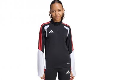 adidas Tiro 26 Competition Training Top Kids Sweatshirt Black White and Red KC3783 - adidas performance - 